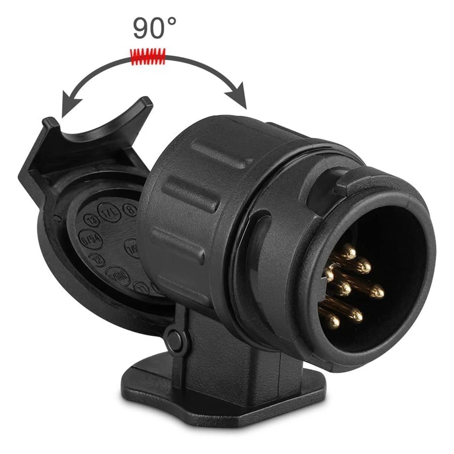 SleekyCar 13 Pin to 7 Pin Trailer Adapter