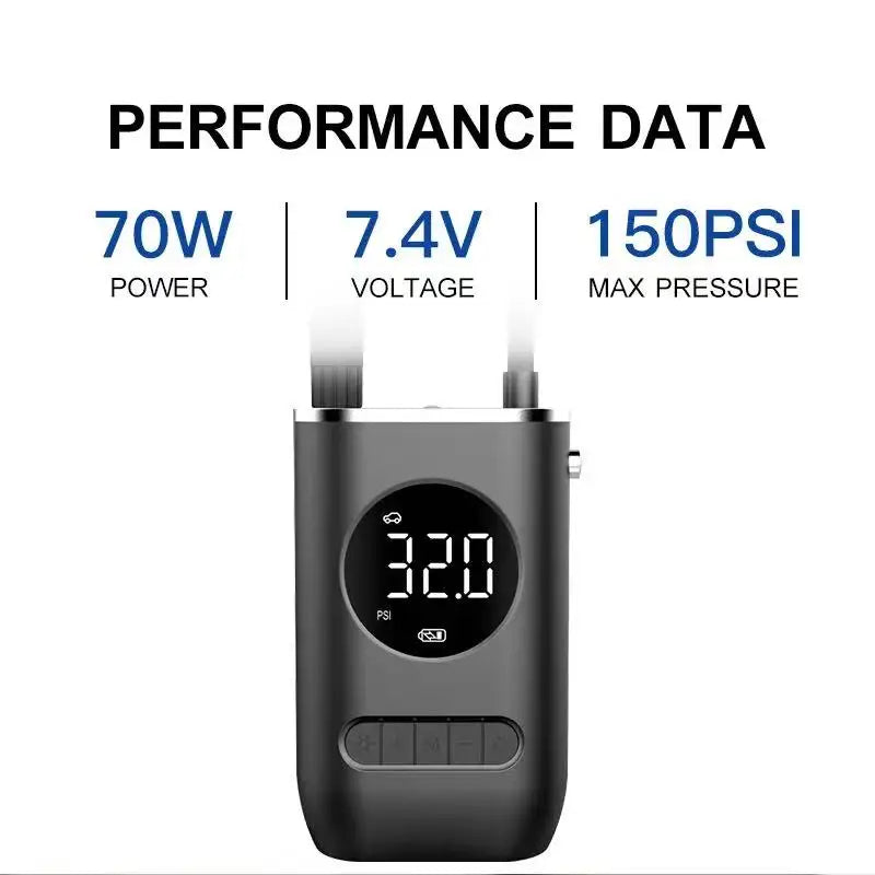 Mini Portable Wireless Tire Inflator