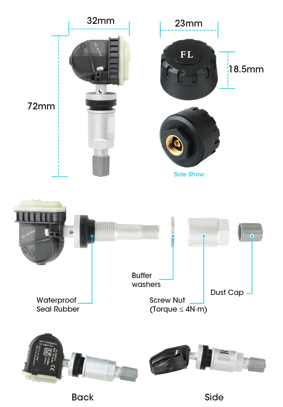 USB Tire Pressure Monitor (TPMS)