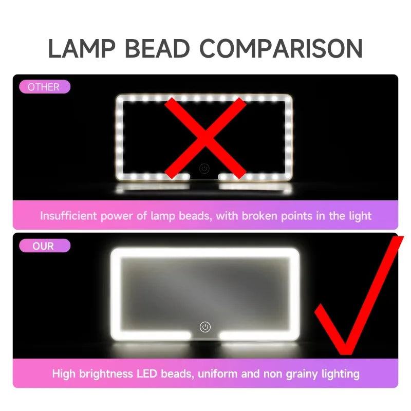 Glow In-Car Mirror