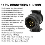 SleekyCar 13 Pin to 7 Pin Trailer Adapter