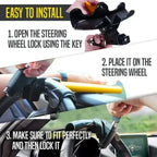 SleekyCar Steering Guard