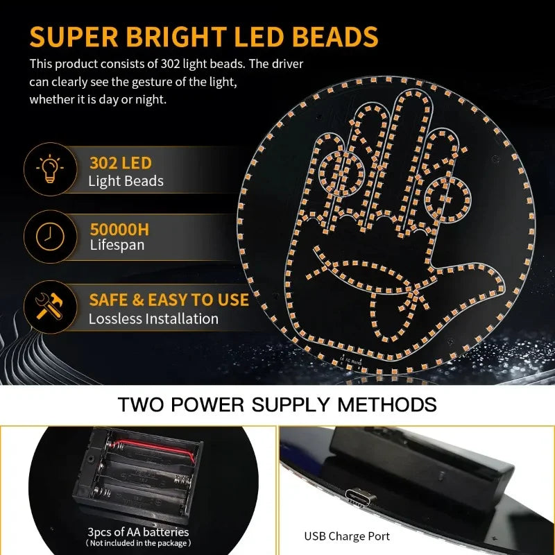 SleekSignal LED Mood Sign